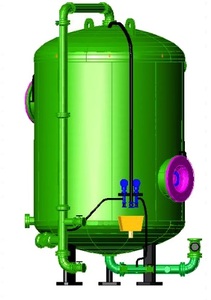 Фильтр ФИПр-0,5-0,6 Na Фильтр ионитный противоточный ФИПр-0,5-0,6-Na предназначен для умягчения и химического обессоливания сильноминерализованных вод и используется на водоподготовительных установках электростанций, промышленных и отопительных котельных.